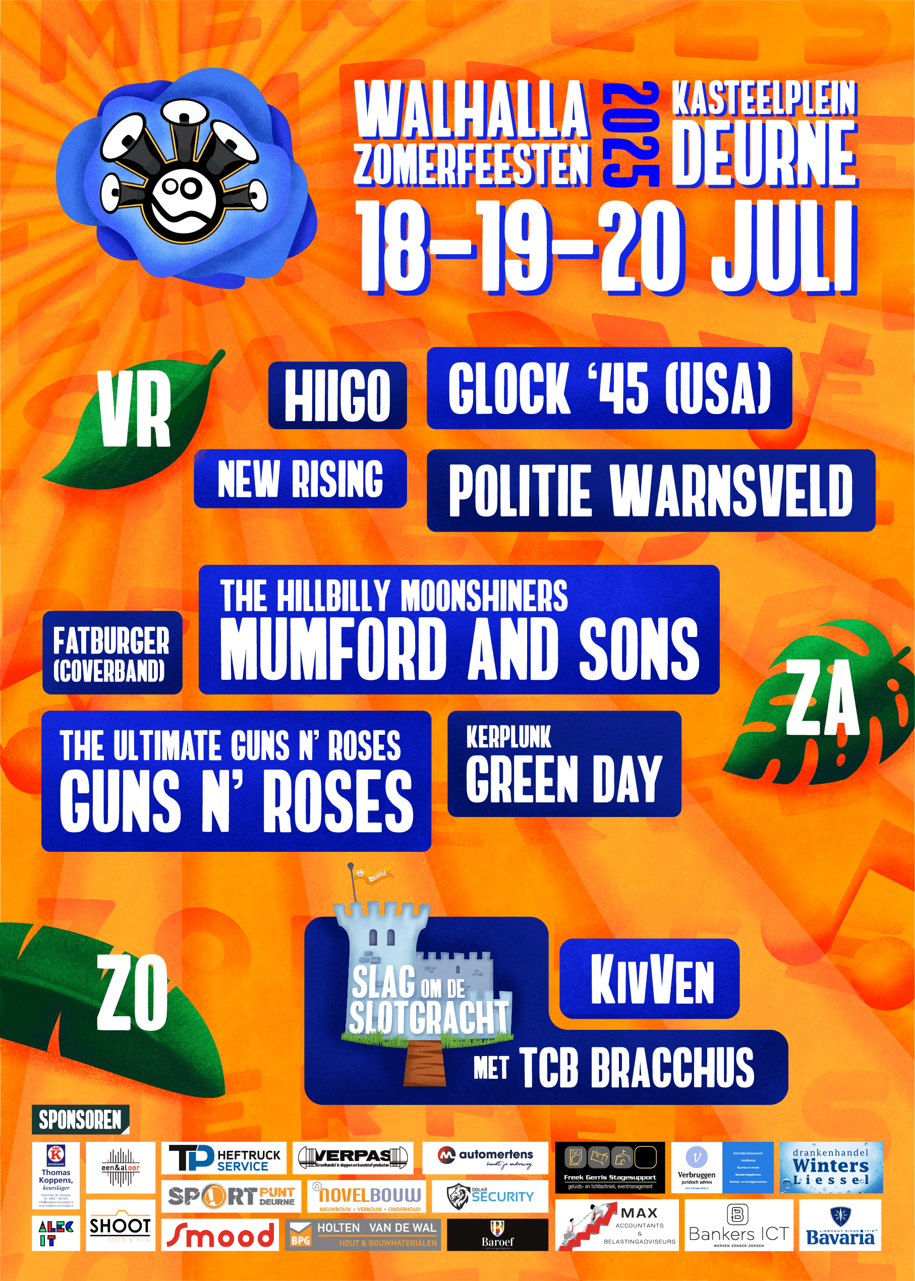 Poster Walhalla Zomerfeesten 2025